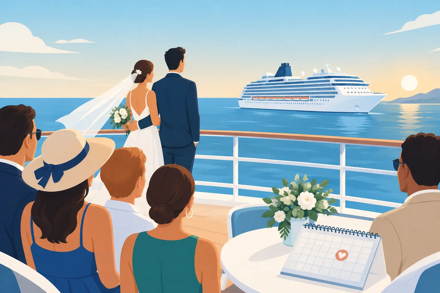 When to Book a Wedding Cruise for Your Guests